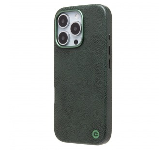 Чехол-накладка Cellis SM031 SafeMag для "Apple iPhone 15 Pro" Натуральная кожа (dark green) (237494)#2077537