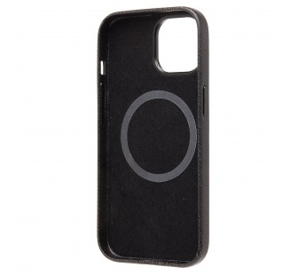 Чехол-накладка Cellis SM031 SafeMag для "Apple iPhone 15" Натуральная кожа (black) (237490)#2077837