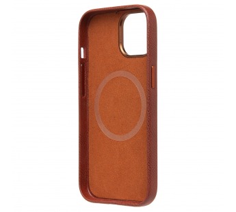 Чехол-накладка Cellis SM031 SafeMag для "Apple iPhone 15" Натуральная кожа (brown) (237492)#2077834