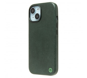 Чехол-накладка Cellis SM031 SafeMag для "Apple iPhone 15" Натуральная кожа (dark green) (237491)#2077832