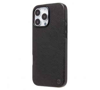 Чехол-накладка Cellis SM031 SafeMag для "Apple iPhone 16 Pro Max" Натуральная кожа (black) (237505)#2077511