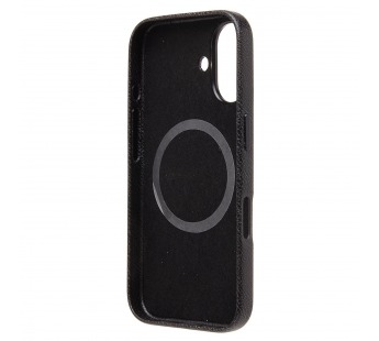 Чехол-накладка Cellis SM031 SafeMag для "Apple iPhone 16" Натуральная кожа (black) (237499)#2077326