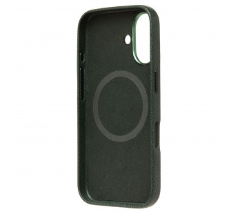 Чехол-накладка Cellis SM031 SafeMag для "Apple iPhone 16" Натуральная кожа (dark green) (237500)#2077802