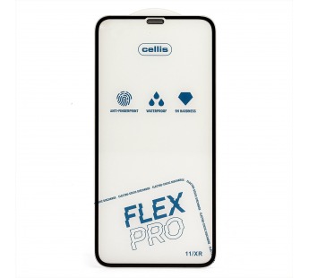Защитное стекло Full Screen Cellis Flex Pro для "Apple iPhone 11/iPhone XR" (black)(236361)#2078420