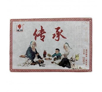 Чай Пуэр Шу 250гр 2016г Наследование фабрика Гу И плита Черный#2075145