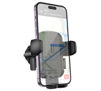 Автодержатель Hoco H64, на воздуховод, черный#2075257