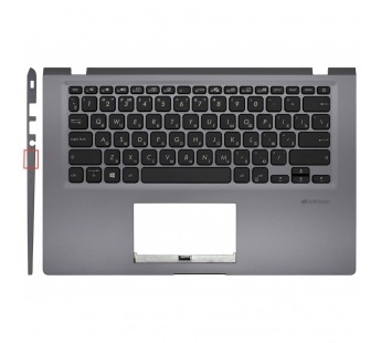 Топ-панель для ноутбука Asus VivoBook X415EA серая (для моделей без SD-порта)#2075362