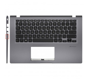 Топ-панель 90NB0ST2-R31RU0 для Asus серая с подсветкой (для моделей с SD-портом)#2075390