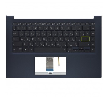 Топ-панель для Asus VivoBook 14 M413DA синяя с подсветкой#2075407
