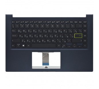 Топ-панель для Asus VivoBook 14 F421EA синяя без подсветки#2075417