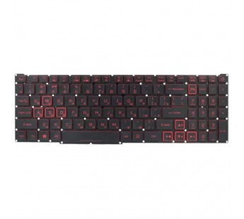 Клавиатура Acer Nitro 5 AN517-41 с красной подсветкой (узкий шлейф клавиатуры)#2096277