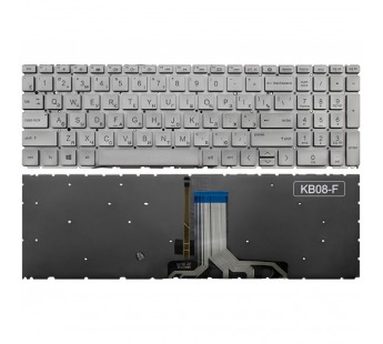 Клавиатура для HP 470 G8 серебряная с подсветкой#2075911
