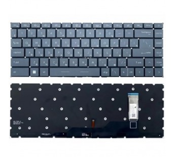 Клавиатура 9Z.NEVBN.A01 для MSI серая c белой подсветкой#2100872