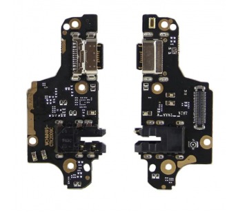 Шлейф (плата) для Xiaomi Redmi Note 9 + системный разъем + разъем гарн. + микрофон (100% components)#2077042