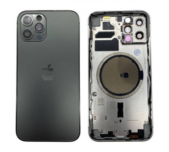 Корпус iPhone 12 Pro (Оригинал 100% Снятый) Черный (Без комплекта)#2076381