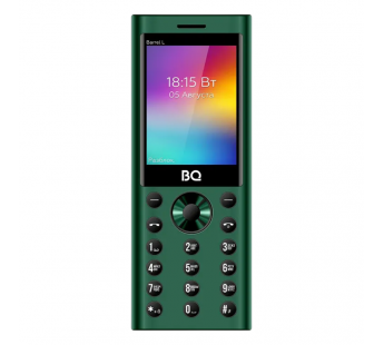 Мобильный телефон BQ 2458 Barrel L Green+Black#2141902
