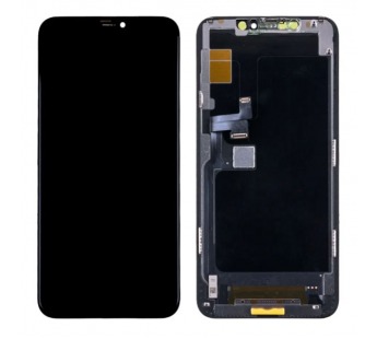 Дисплей для iPhone 11 Pro Max (A2218) в сборе с тачскрином Черный - (Hard OLED) Стандарт#2080845