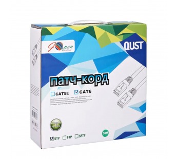 Патчкорд - iOpen (7/0.20) UTP 5 000см   (black) (239166)#2108845