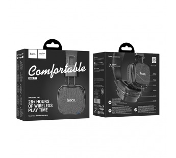 Накладные Bluetooth-наушники Hoco W56 (Черный)#2117227