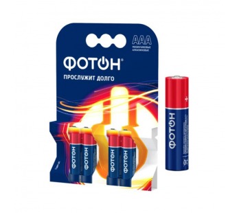Элемент питания ФОТОН LR03 ОP4, упак#2078704