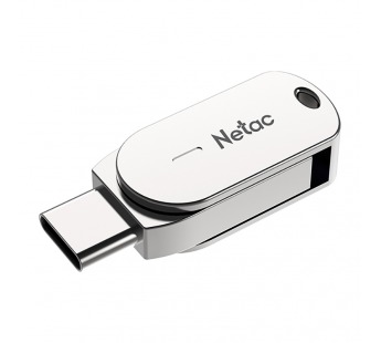 Флеш-накопитель USB 3.0 16GB Netac U785C Dual серебро(USB 3.0/3.1 + Type C)#2110542