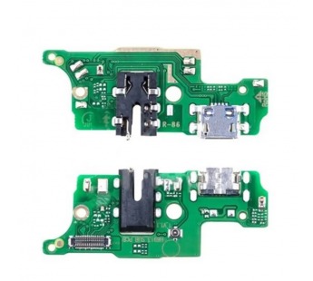 Шлейф для Tecno Spark 8P (KG7n) плата на системный разъем/разъем гарнитуры/микрофон - Премиум#2079030