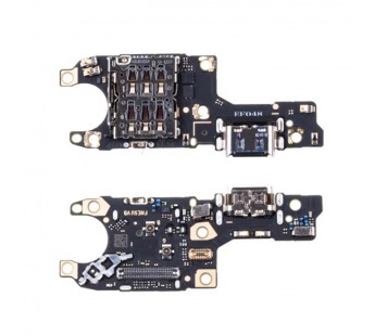 Шлейф для Huawei Honor 70 (FNE-NX9) плата на системный разъем/разъем SIM/микрофон#2078859