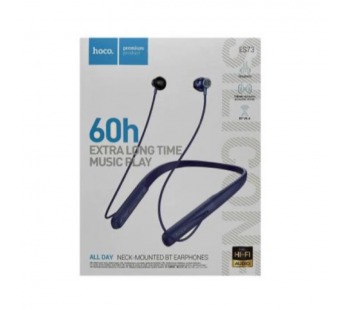 Беспроводные спорт наушники HOCO ES73 (60 ч/400 mAh) синие#2079120