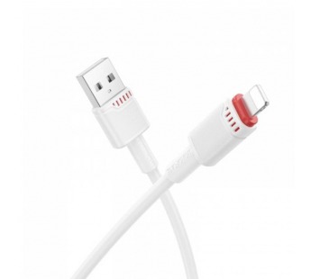 Кабель USB - Lightning BOROFONE BX110 (2.4A/1m) белый#2102410