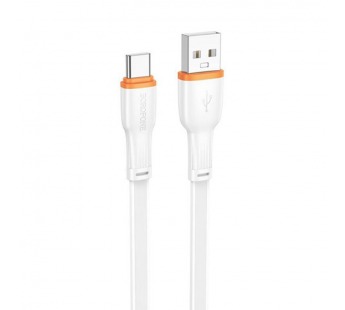Кабель USB - Type-C BOROFONE BX118 (3A/1m) белый#2102402