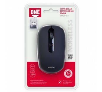 Мышь беспроводная Smartbuy ONE 262AG черная (SBM-262AG-K)#2079452