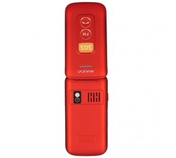 Мобильный телефон MAXVI E5 up Red раскладушка с док станцией (2,4"/1,3МП/1500mAh)#2141903