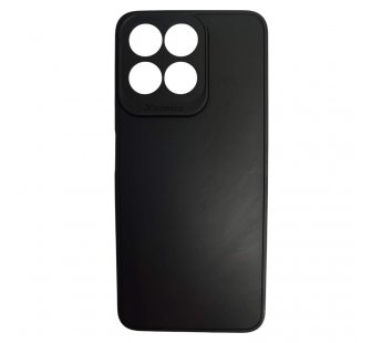 Чехол силиконовый Honor X7C матовый с защитой камеры черный#2081264