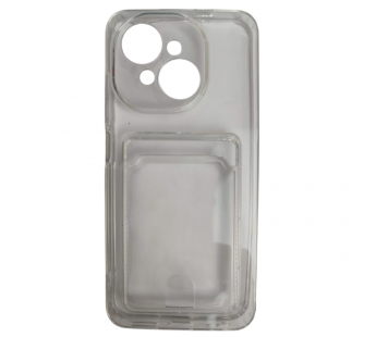 Чехол силиконовый Tecno Spark Go 1 2025 с визитницей прозрачный#2081175