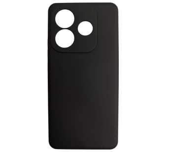 Чехол силиконовый Xiaomi Redmi Note 14 Silicone Case без лого черный#2081267