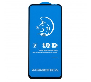 Защитное стекло Full Screen Activ Clean Line 3D для "Tecno Pop 9 5G/Spark 30C 5G" (black)(236966)#2089552