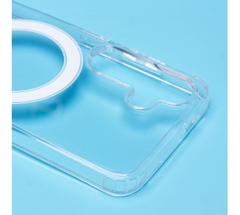 Чехол-накладка - PC Clear Case SafeMag для "Samsung Galaxy S25" (прозрачный) (239447)#2091950