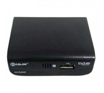 Цифровая ТВ приставка D-COLOR DC 700HD (DVB-T2, HDMI, USB)#409969