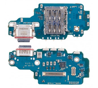 Шлейф для Samsung Galaxy S25 Ultra (S938B) плата на системный разъем/разъем SIM/микрофон - Премиум#2098822