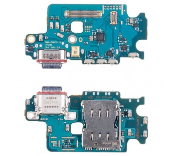 Шлейф для Samsung Galaxy S25 (S931B) плата на системный разъем/разъем SIM/микрофон - Премиум#2098824