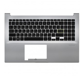 Топ-панель для Asus VivoBook 15 K513EA серебро, черные клавиши#2081540