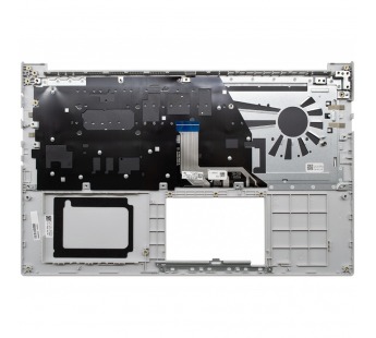 Топ-панель для Asus VivoBook 15 M513UA серебро, черные клавиши#2081531