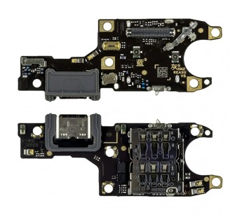 Шлейф для Huawei Honor 90 (REA-NX9) плата на системный разъем/разъем SIM/микрофон - Премиум#2082297