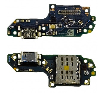 Шлейф для Huawei Nova Y72/Y72S/Y63 (MGA-LX3/GFY-LX1) плата системный разъем/разъем SIM/микрофон - Премиум#2082295