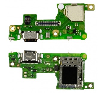 Шлейф для Tecno Spark 20 Pro+ (KJ7) плата на системный разъем/разъем SIM/микрофон - Премиум#2082290