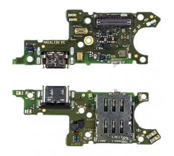 Шлейф для Huawei Honor X9b (ALI-NX1) плата на системный разъем/разъем SIM/микрофон - Премиум#2082289