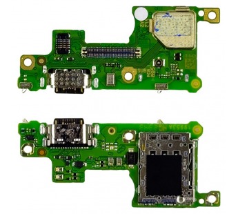 Шлейф для Infinix Note 40 4G/40 Pro 4G (X6853/X6850) плата на системный разъем/разъем SIM/микрофон - Премиум#2105847