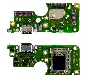 Шлейф для Infinix Zero 30 4G/5G (X6731B/X6731) плата на системный разъем/разъем SIM/микрофон - Премиум#2082287