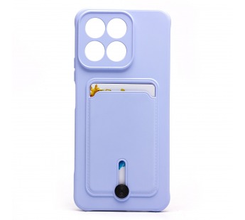 Чехол-накладка - SC304 с картхолдером для "Honor X7c" (light violet) (238285)#2083137