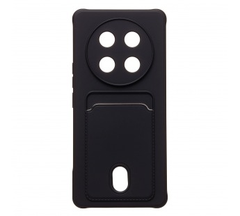 Чехол-накладка - SC304 с картхолдером для "Honor X9c" (black) (239126)#2083134